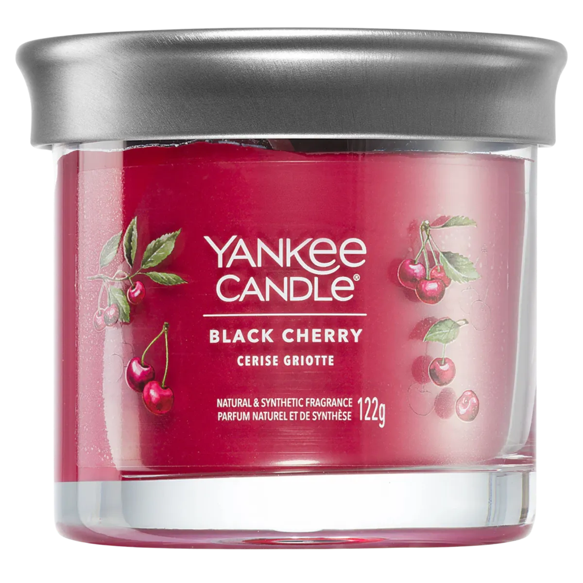 Ароматическая свеча 'Черная вишня' Yankee Candle Black Cherry 122 г