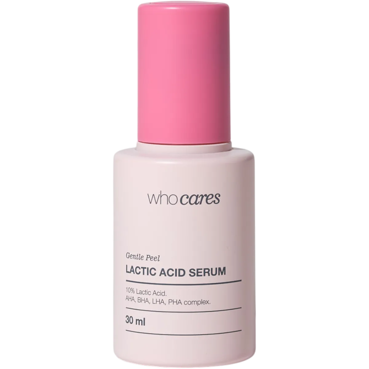 Несмываемая сыворотка-пилинг с молочной кислотой WhoCares Gentle Peel Lactic Acid Serum 30 мл