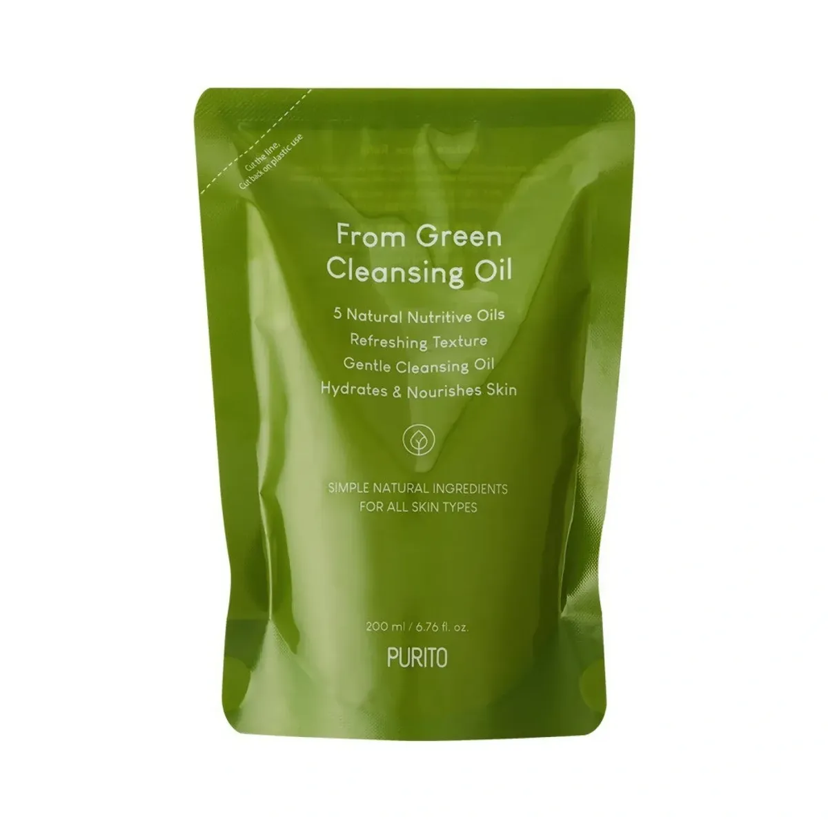Рефил гидрофильное очищающее масло Purito Seoul From Green Cleansing Oil (Refill) 200 мл