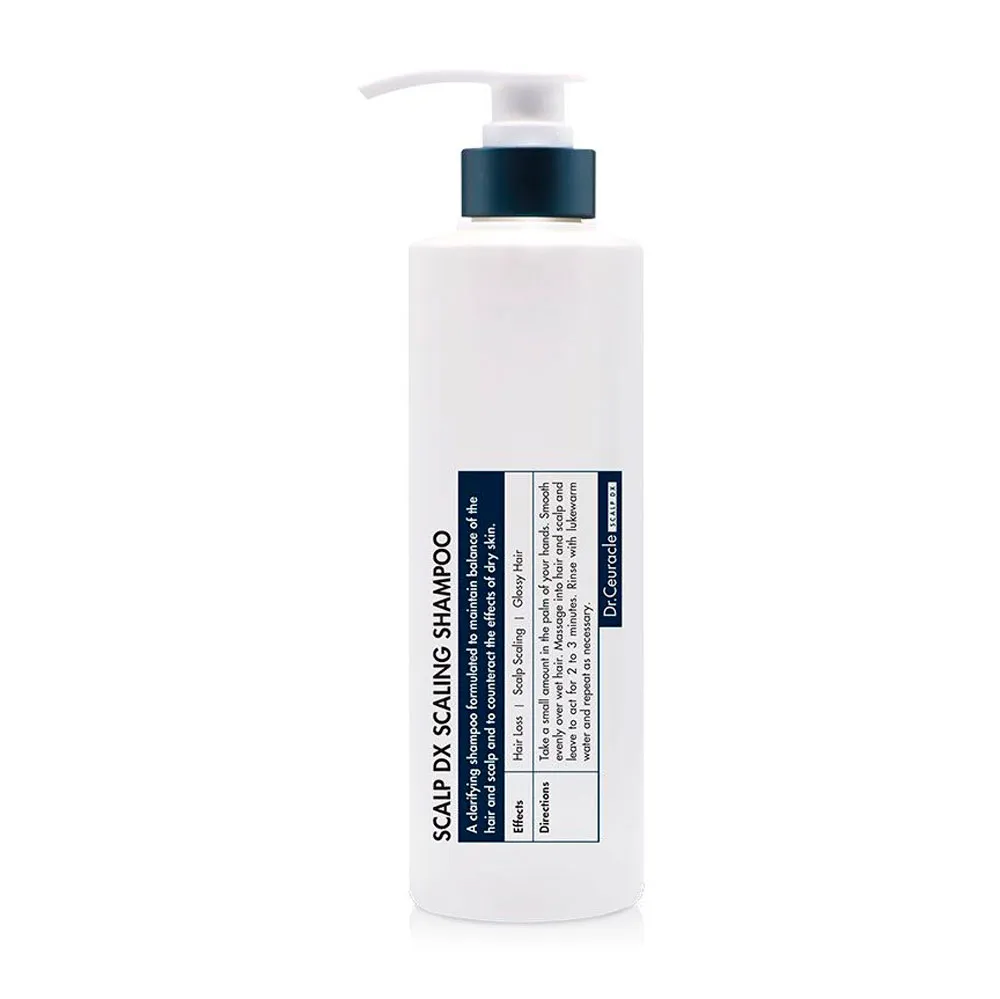 Відлущувальний шампунь для зміцнення волосся Dr.Ceuracle Scalp DX Scaling Shampoo 500 мл