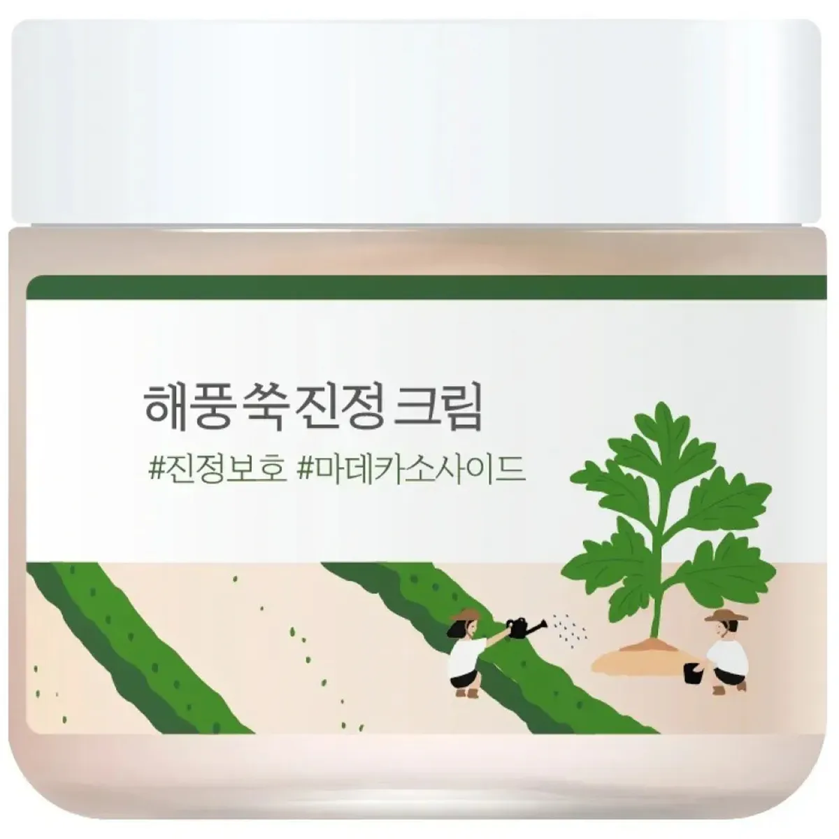 Заспокійливий крем з морським полином ROUND LAB Mugwort Calming Cream 80 мл