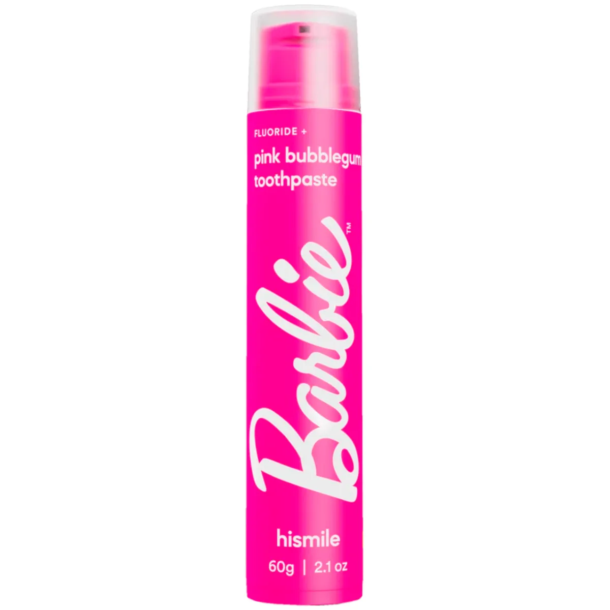 Зубная паста с вкусом жвачки Hismile Barbie Pink Bubblegum Toothpaste 60 г