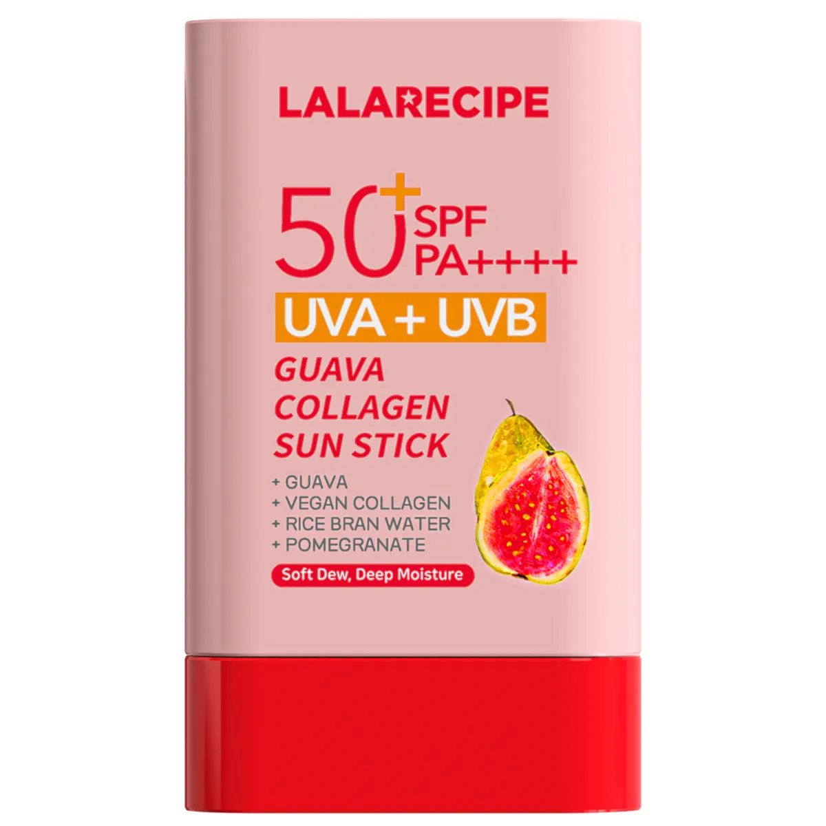 Солнцезащитный стик с экстрактом гуави и коллагена LALARECIPE Guava Collagen Sun Stick 20 г