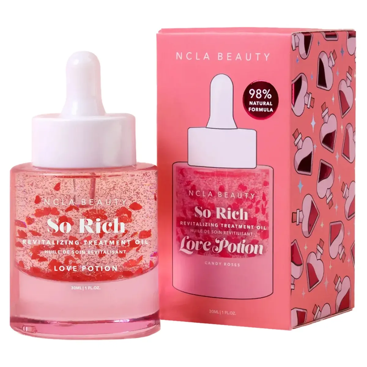 Масло для кутикулы и тела "Сладкая роза" NCLA BEAUTY So Rich Revitalizing Oil – Candy Roses 30 мл