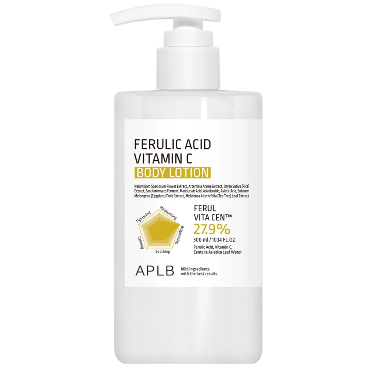 Увлажняющий лосьон для тела с феруловой кислотой и витамином C APLB Ferulic Acid Vitamin C Body Lotion 300 мл