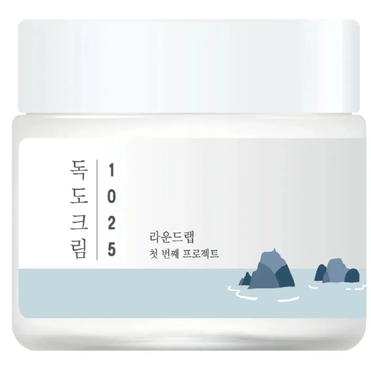 Зволожувальний крем з морською водою для сухого типу шкіри ROUND LAB 1025 Dokdo Cream 2 мл, Саше (Тестер)