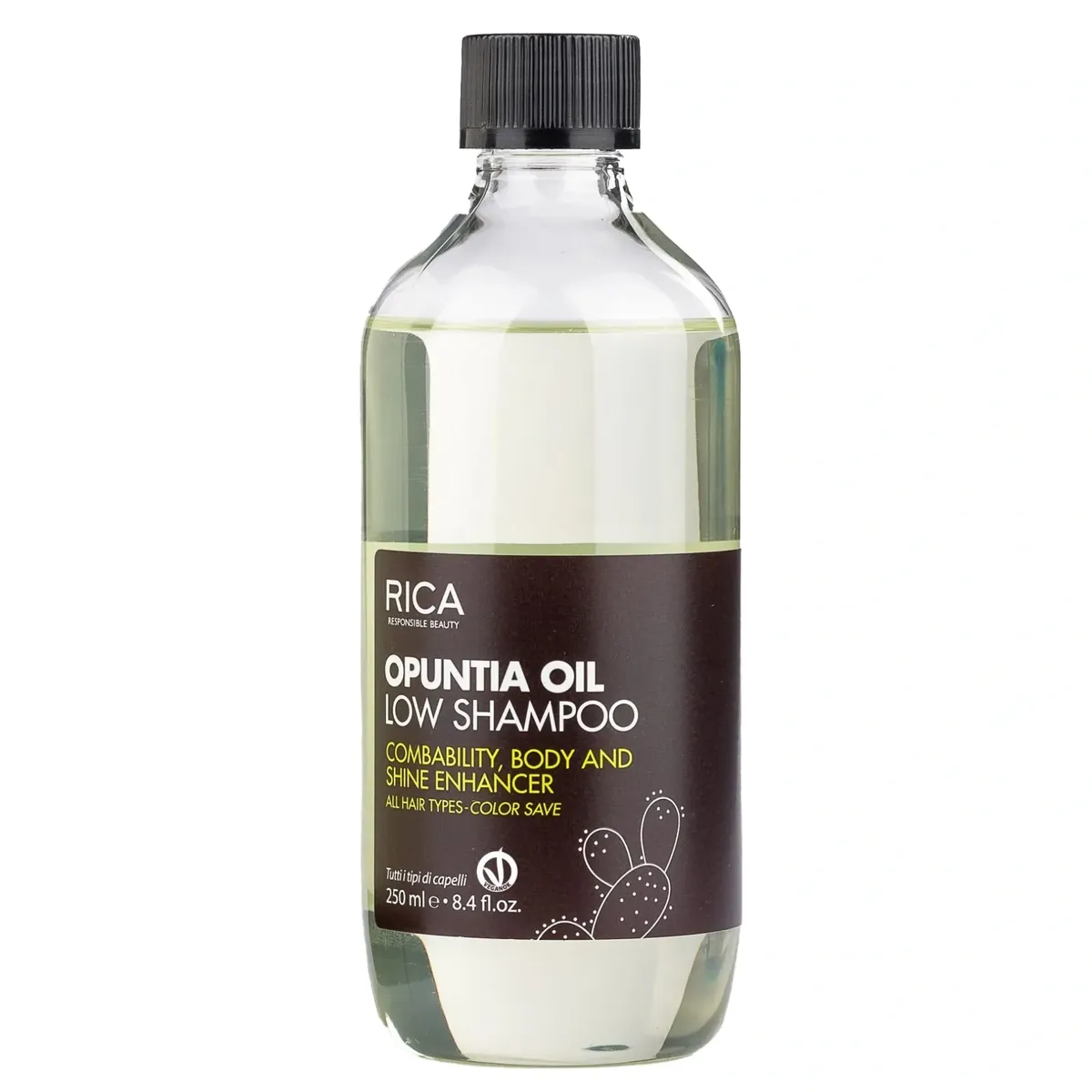 Шампунь з ультра поживною олією опунції RICA OPUNTIA OIL LOW SHAMPOO 250 мл