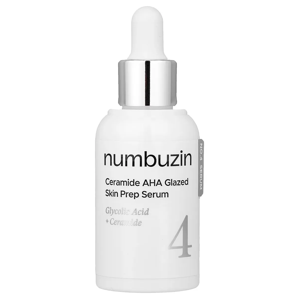 Сыворотка с церамидами и AHA-кислотами для гладкости и сияния кожи Numbuzin No.4 Ceramide AHA Glazed Skin Prep Serum 30 мл