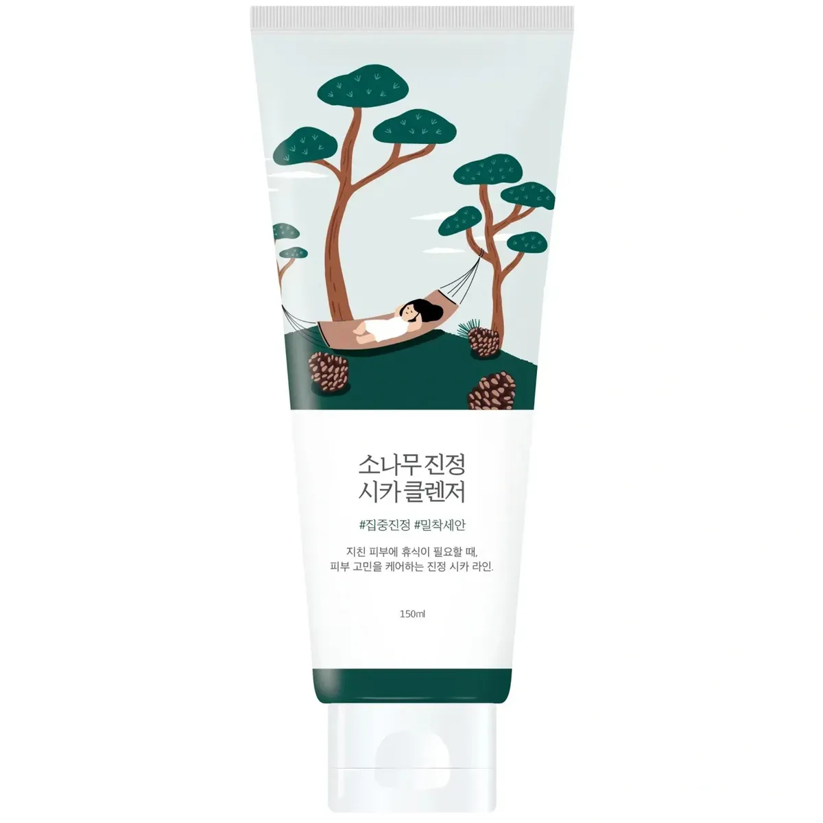 Очищающая пенка с экстрактом игл сосны ROUND LAB Pine Calming Cica Cleanser 150 мл