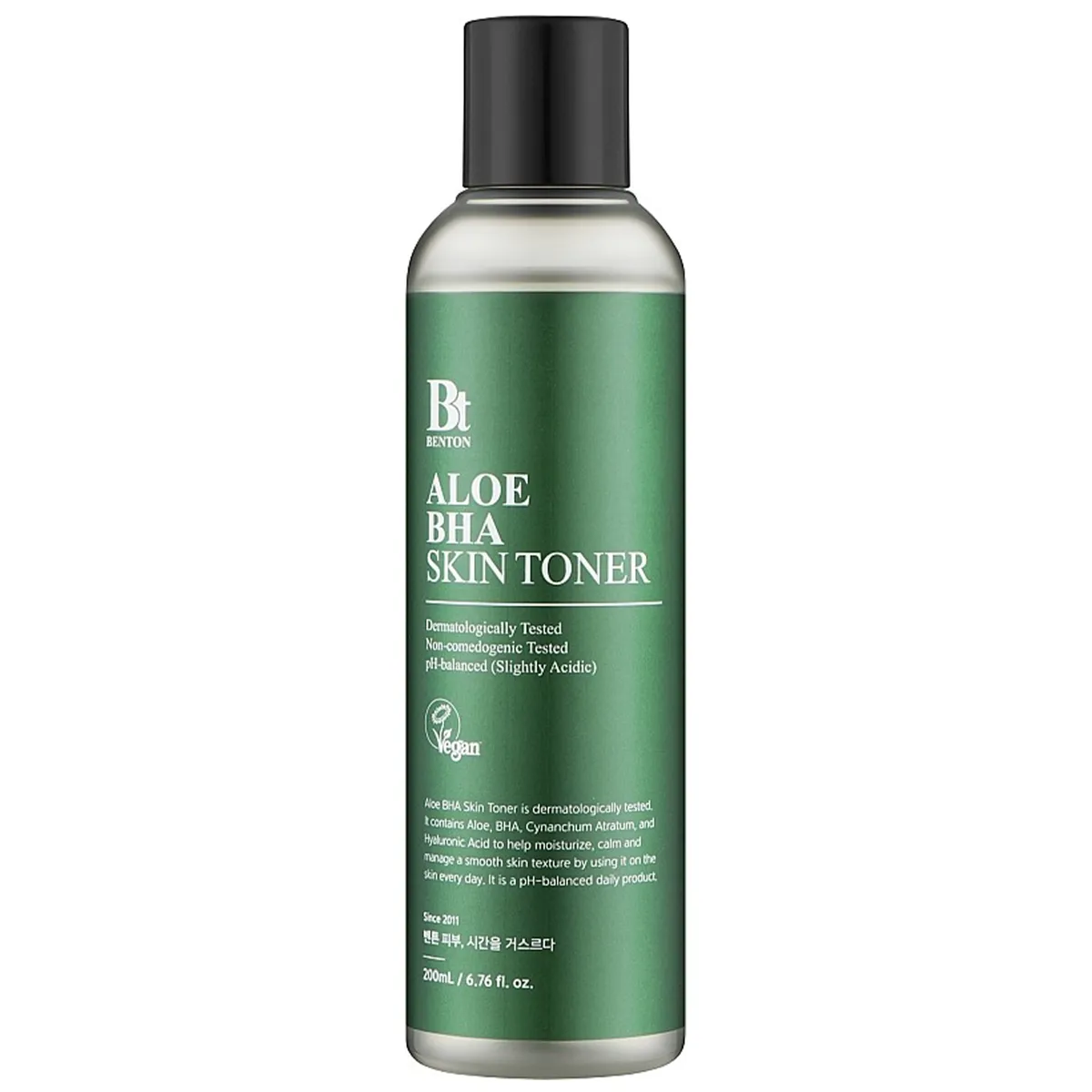 Тонер с алоэ и салициловой кислотой Benton Aloe BHA Skin Toner 200 мл