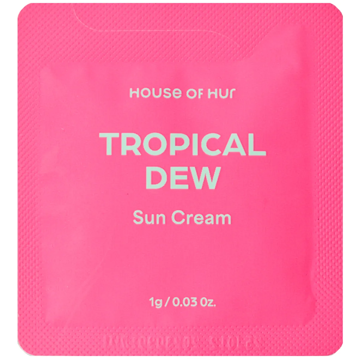 Увлажняющий солнцезащитный крем для лица SPF50+ PA++++ House of Hur Tropical Dew Sun Cream 1 мл