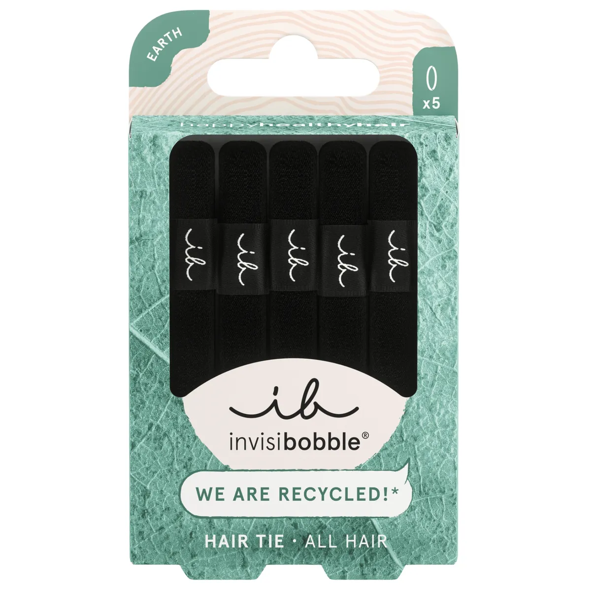 Набор резинок-браслетов для волос Invisibobble Hair Tie Black 5 в 1