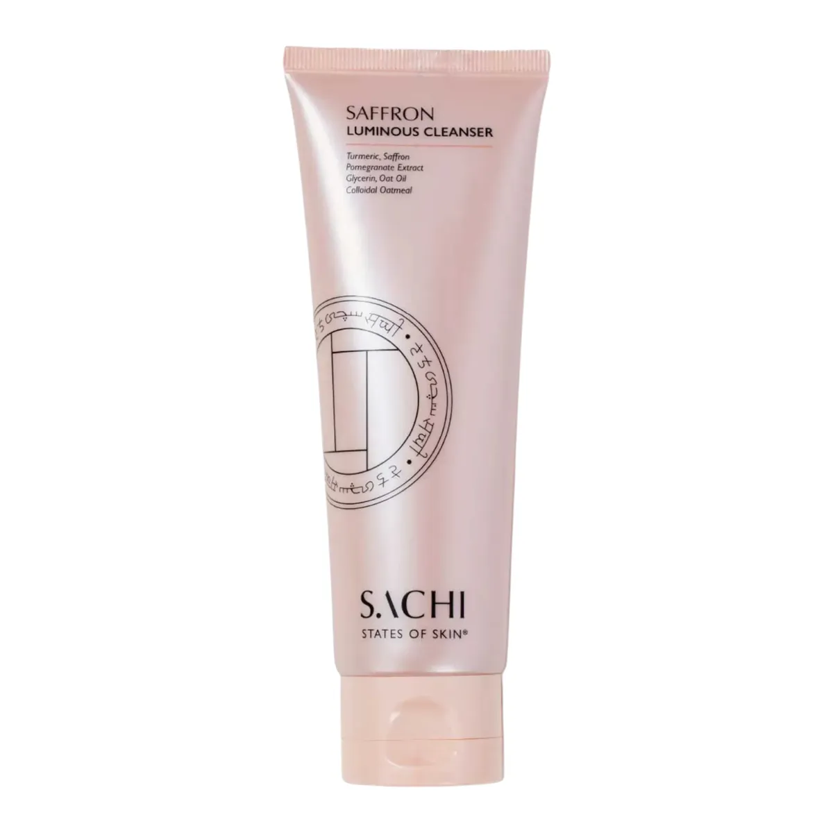 Средство для очищения кожи лица с шафраном SACHI Skin Saffron Luminous Cleanser 120 мл