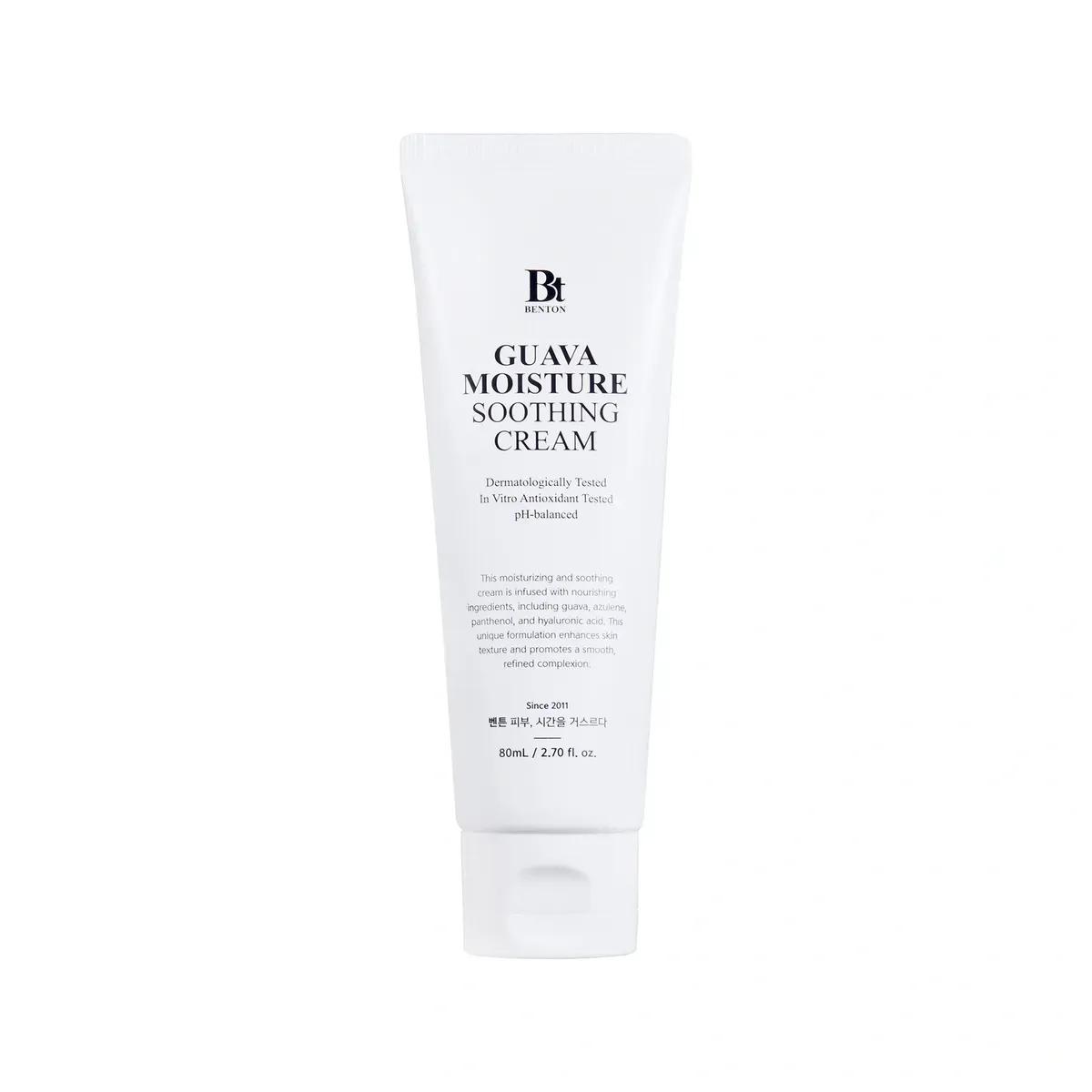 Успокаивающий крем с гуавой и азуленом Benton Guava Moisture Soothing Cream 80 мл