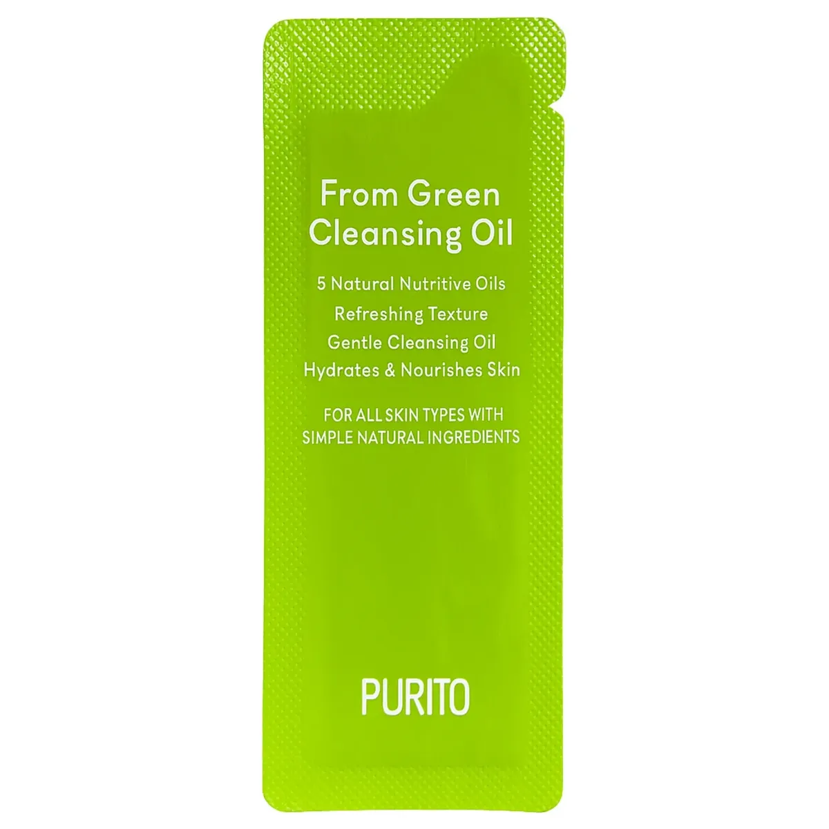 Гидрофильное очищающее масло Purito Seoul From Green Cleansing Oil 1.3 г, Саше (Тестер)