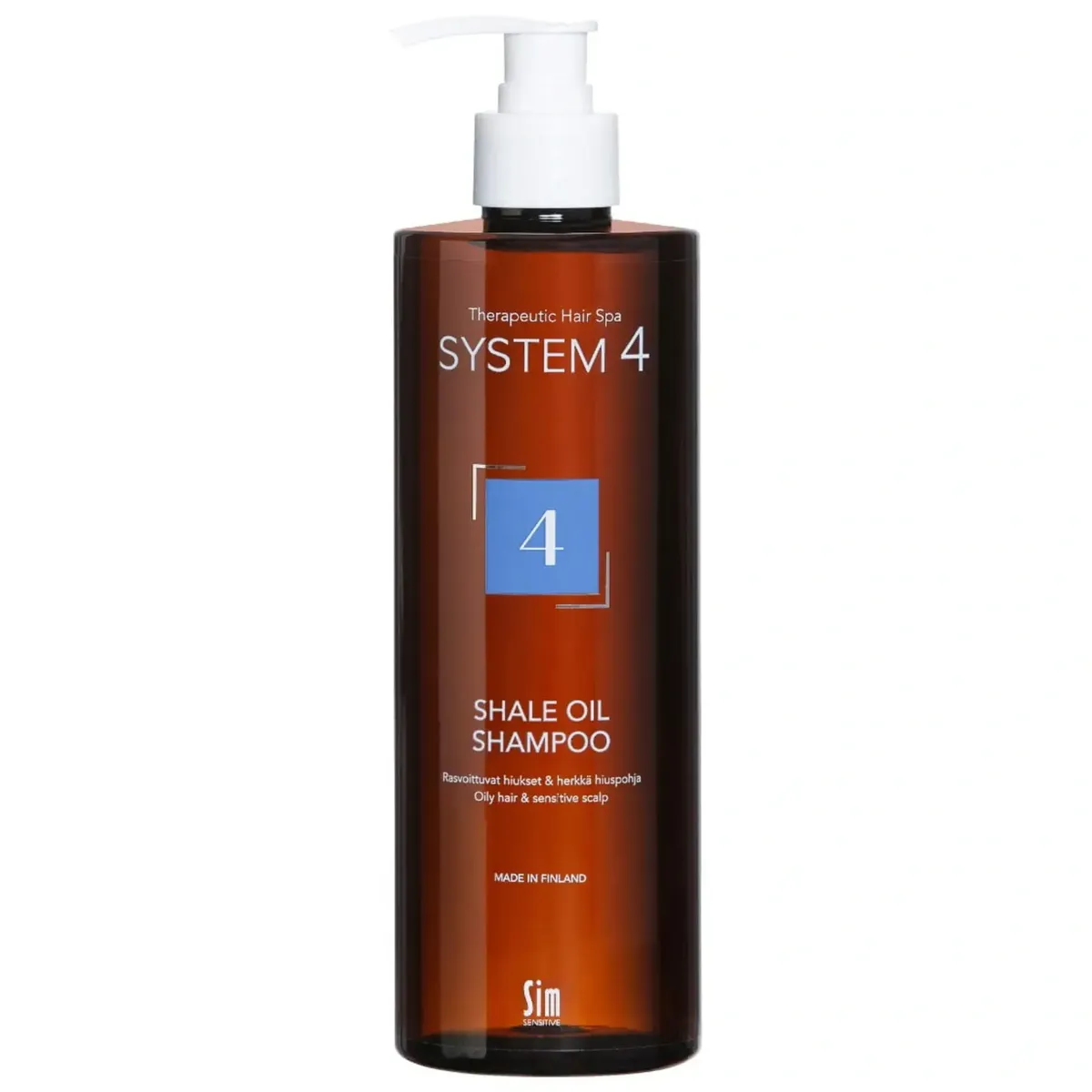 Шампунь №4 для жирної і чутливої шкіри голови Sim Sensitive System 4 4 Shale Oil Shampoo 500 мл
