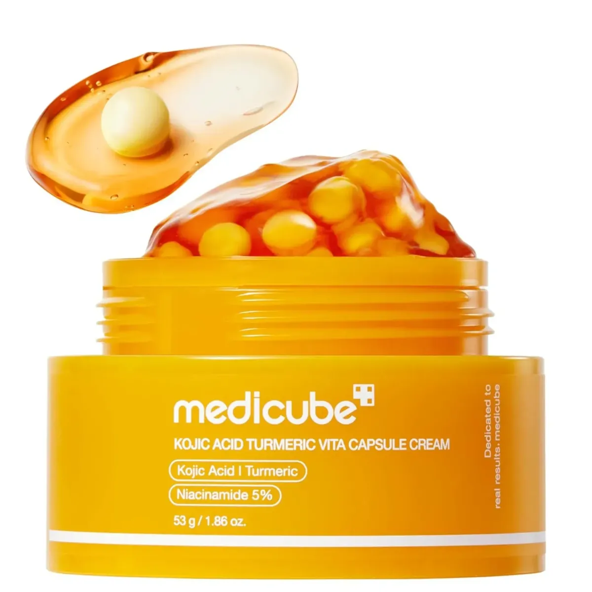 Осветляющий капсульный крем с койевой кислотой и куркумой Medicube Kojic Acid Turmeric Vita Capsule Cream 53 г