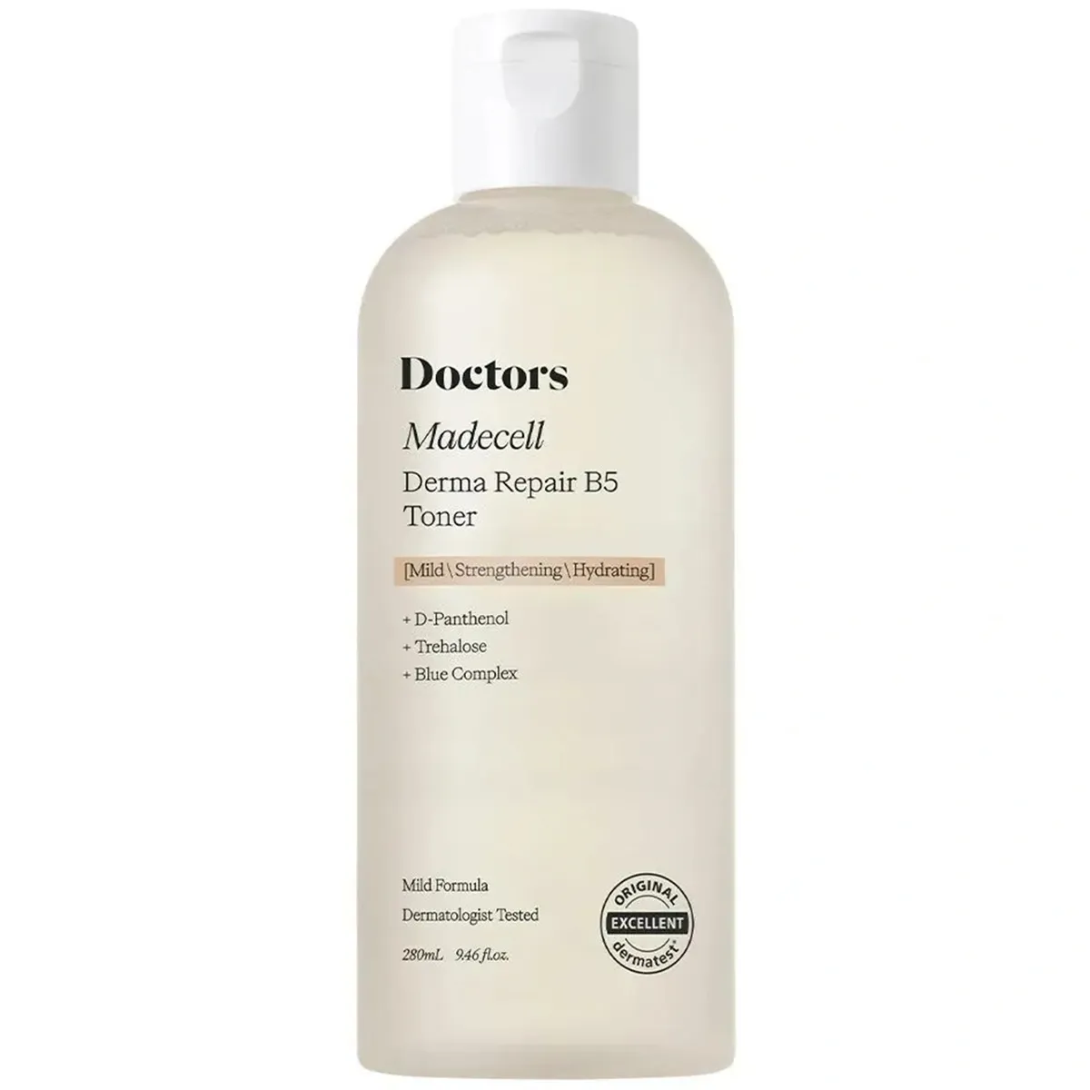 Зволожувальний тонер-есенція з Д-пантенолом Doctors (Theralogic) Madecell Derma Repair B5 Toner 280 мл