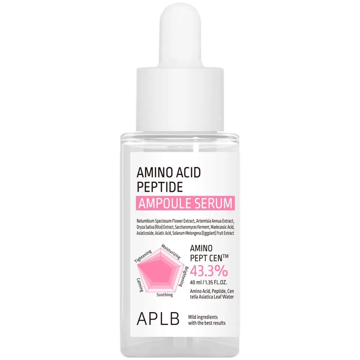 Ампульна сироватка для пружності шкіри з амінокислотами та пептидами APLB Amino Acid Peptide Ampoule Serum 40 мл