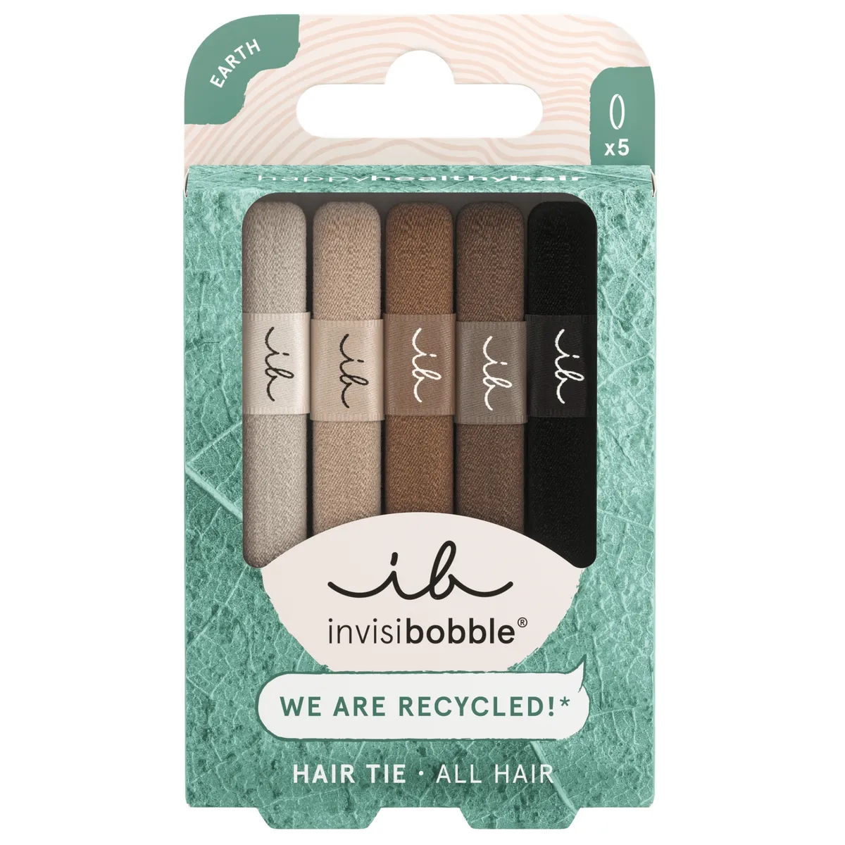 Набор резинок-браслетов для волос Invisibobble Hair Tie Mocha 5 в 1