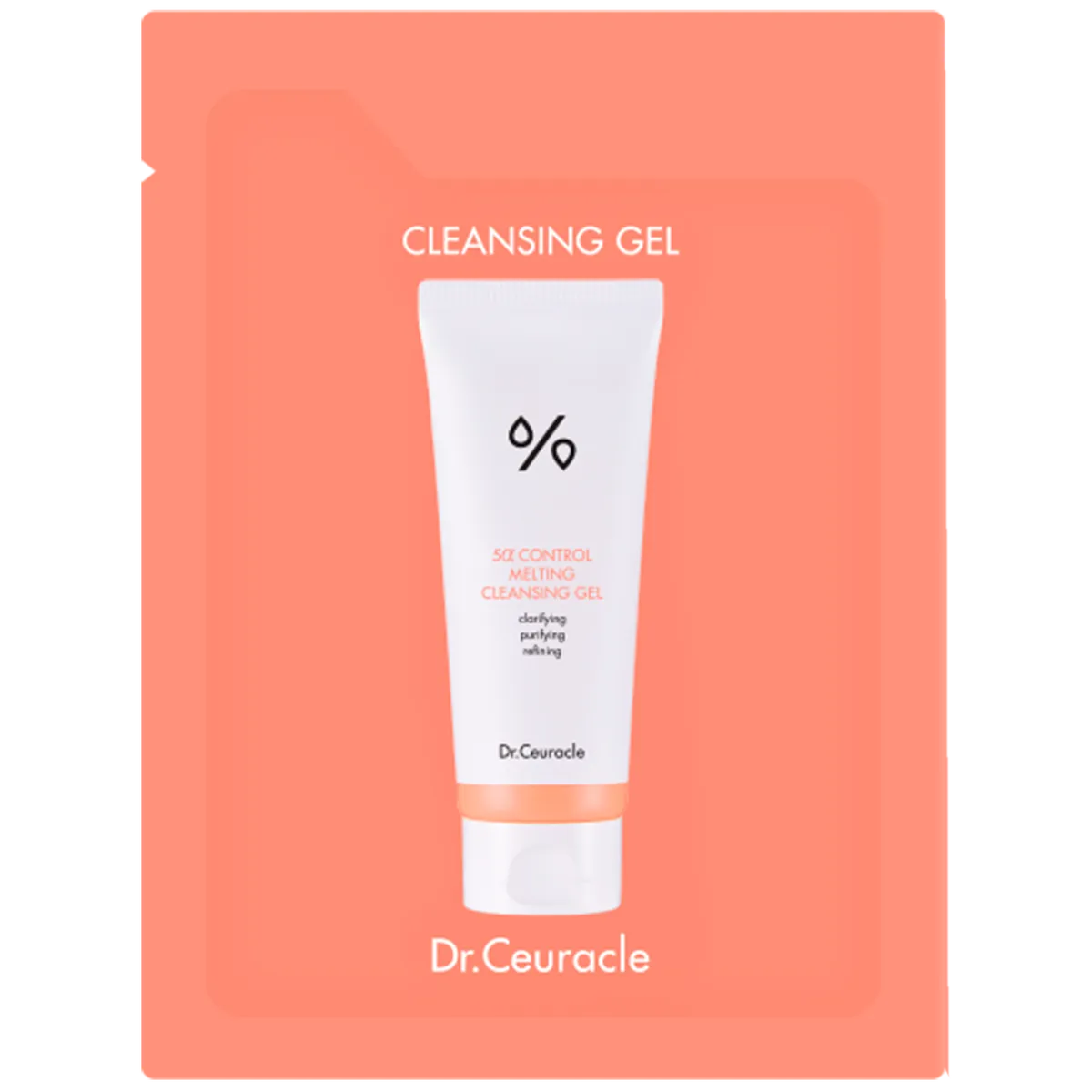 Себорегулювальна очищувальна пінка “5-альфа контроль” Dr.Ceuracle 5α Control Clearing Cleansing Foam 2 мл Саше (Тестер)