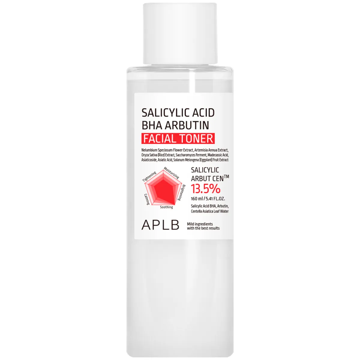 Тонер для проблемной кожи с салициловой кислотой, BHA и арбутином APLB Salicylic Acid BHA Arbutin Facial Toner 160 мл