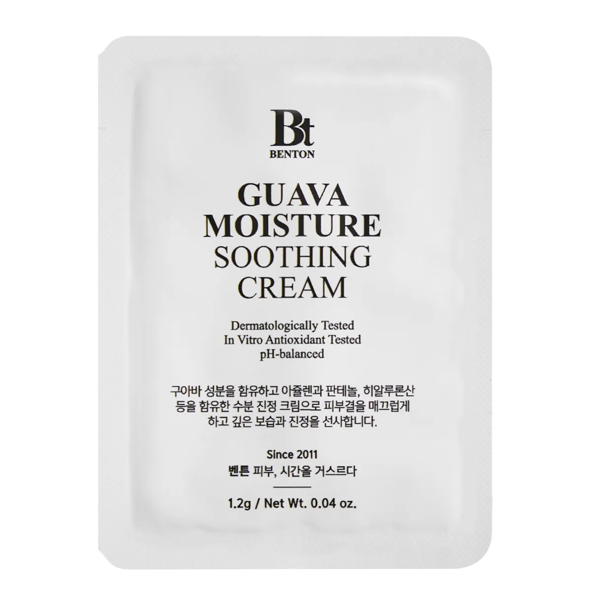 Успокаивающий крем с гуавой и азуленом Benton Guava Moisture Soothing Cream 80 мл
