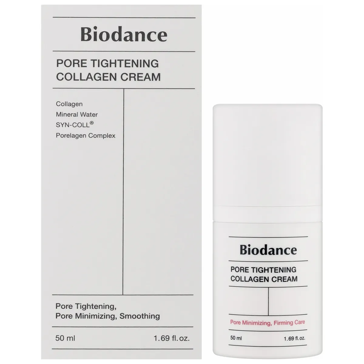 Крем з колагеном і мультипептидами для пружності шкіри Biodance Pore Perfecting Collagen Peptide Cream 50 мл