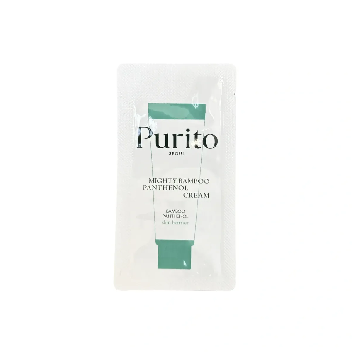 Бар’єрний крем з екстрактом бамбука та пантенолом Purito Seoul Mighty Bamboo Panthenol Cream 1 г, Саше (Тестер)