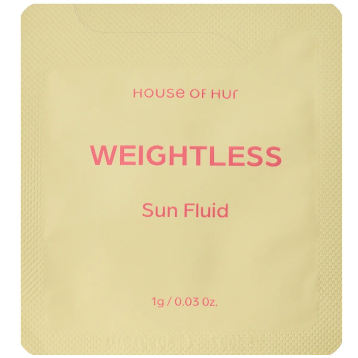 Легкий солнцезащитный флюид для лица SPF50+ PA++++ House of Hur Weightless Sun Fluid 1 мл