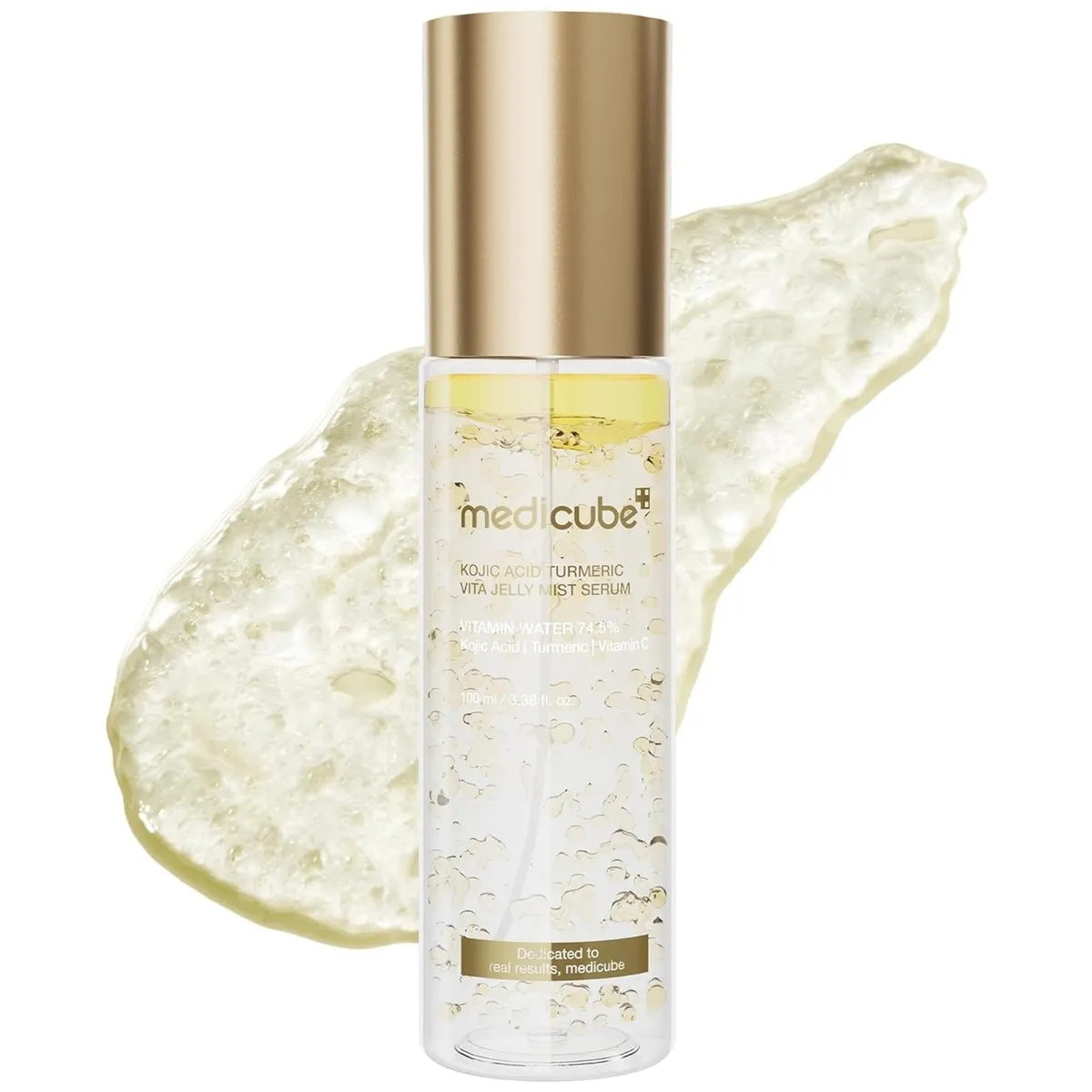 Осветляющая гель-сыворотка с койевой кислотой и куркумой Medicube Kojic Acid Turmeric Vita Jelly Mist Serum 100 мл