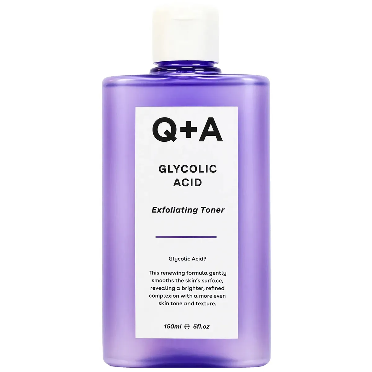 Тонер для лица с гликолевой кислотой Q+A Glycolic Acid Exfoliating Toner 150 мл