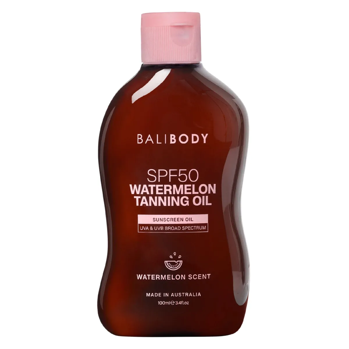 Масло для загара с семенами арбуза SPF50 Bali Body Watermelon Tanning Oil SPF50 100 мл