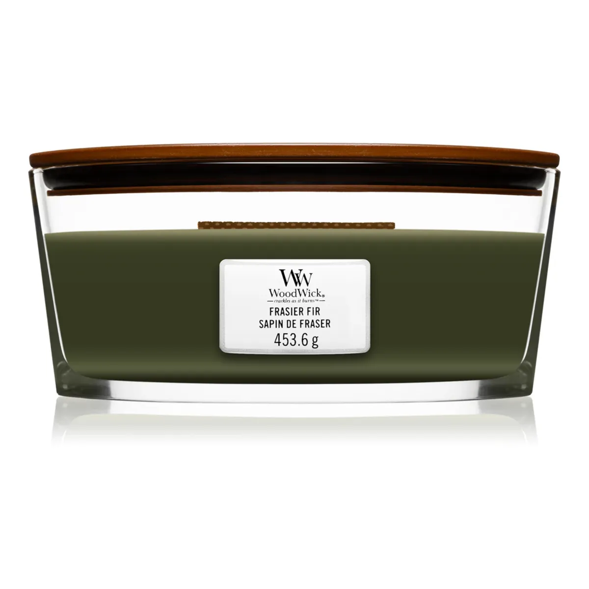 Ароматическая свеча с ароматом свежесрезанной ели Woodwick Frasier Fir 453 г
