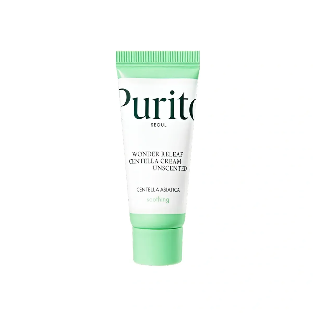 Крем для чувствительной кожи с центеллой без эфирных масел Purito Seoul Wonder Releaf Centella Cream Unscented 15 мл, Миниатюра