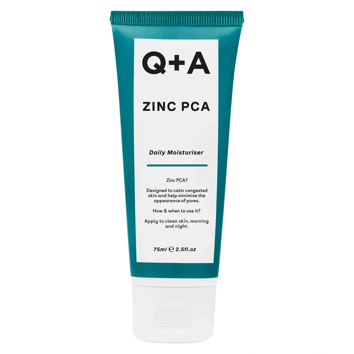 Увлажняющий крем для лица Q+A Zinc PCA Daily Moisturiser 75 мл
