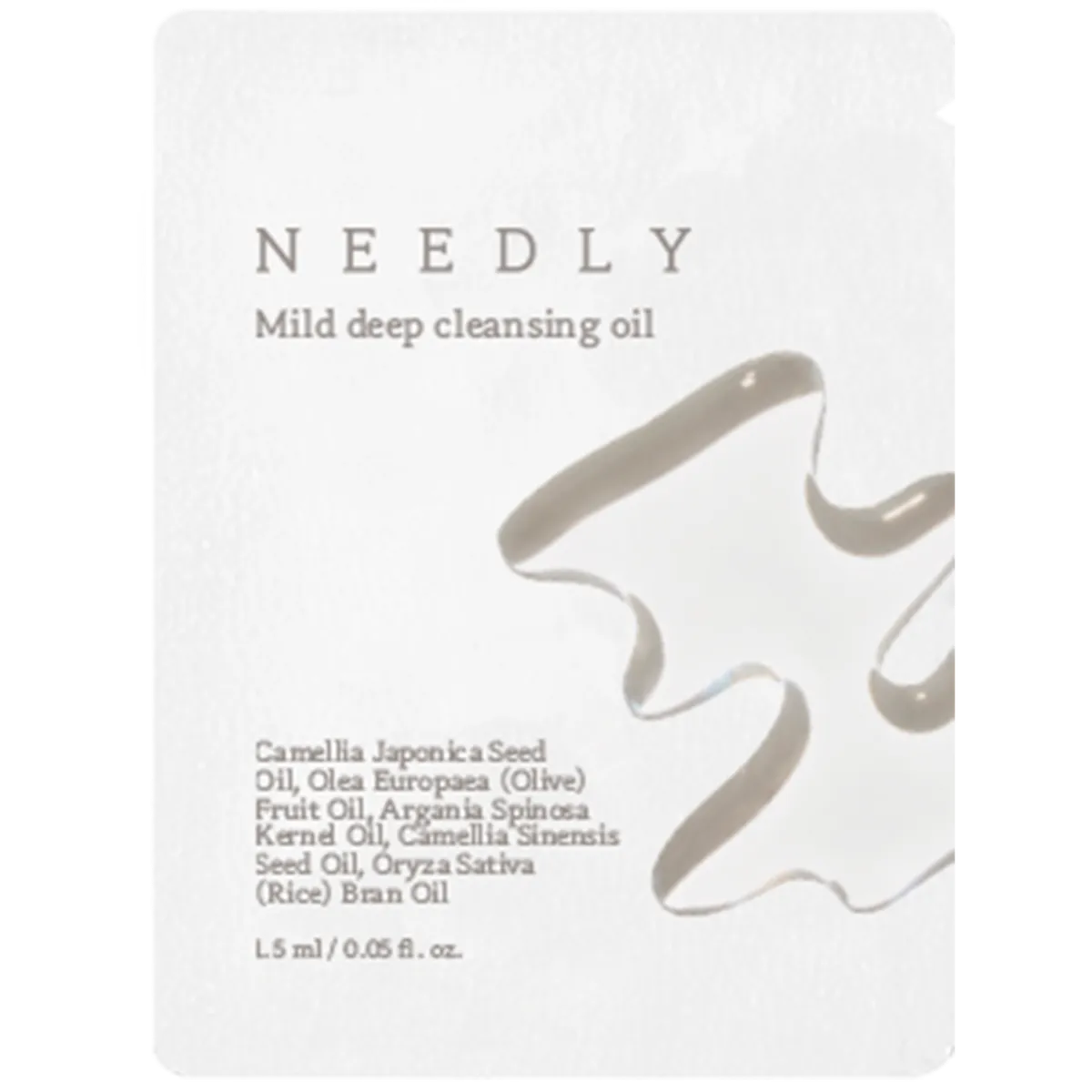 М'яка олія для глибокого очищення шкіри Needly Mild Deep Cleansing Oil 1.5 мл Саше (Тестер)