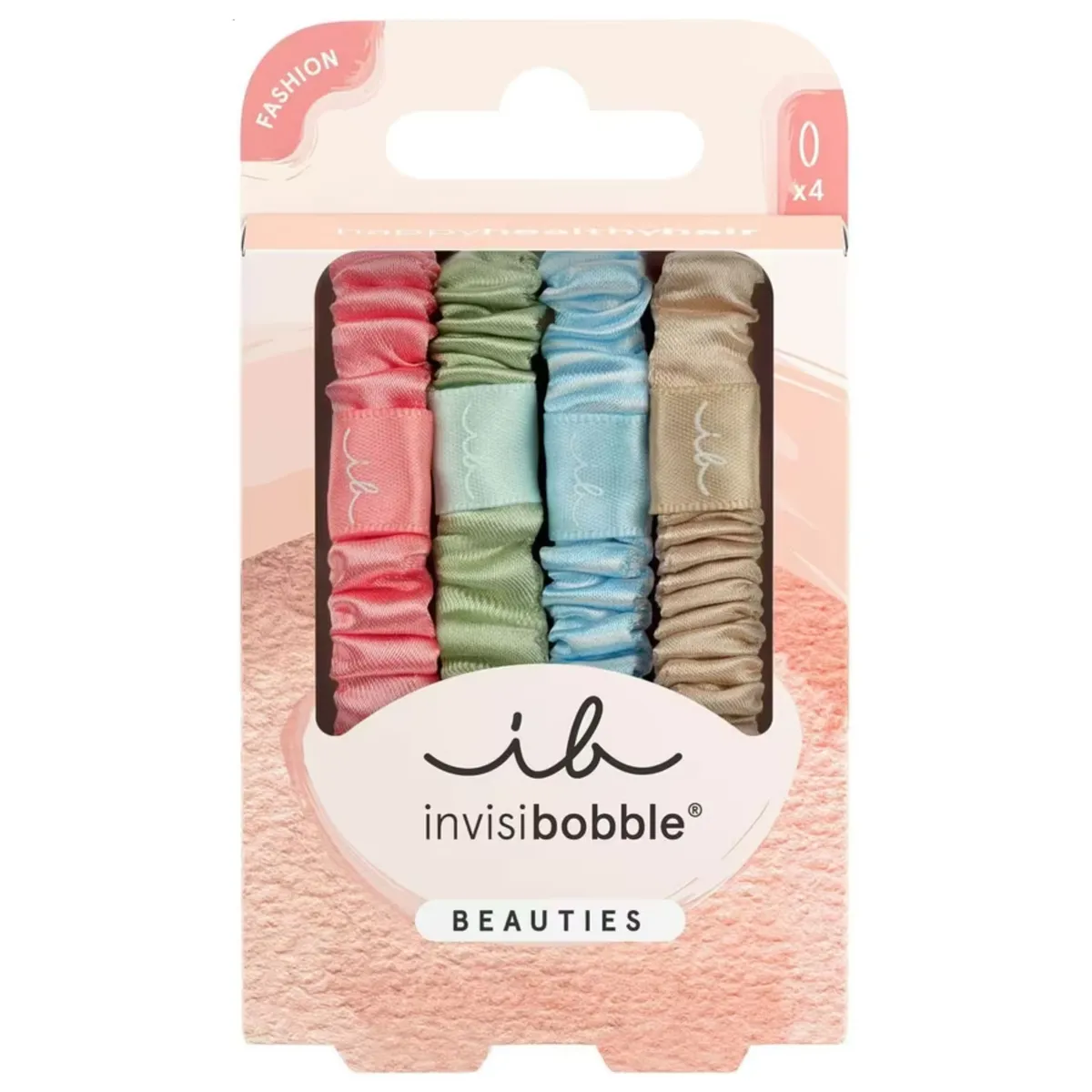 Набор резинок-браслетов для волос Invisibobble Beauties Satin Sorbet 4 в 1