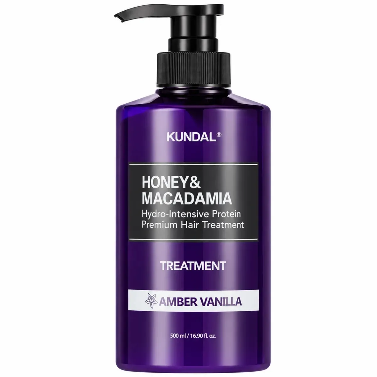 Интенсивно восстанавливающий бальзам для волос «Мед и макадамия» KUNDAL Amber Vanilla 500 мл