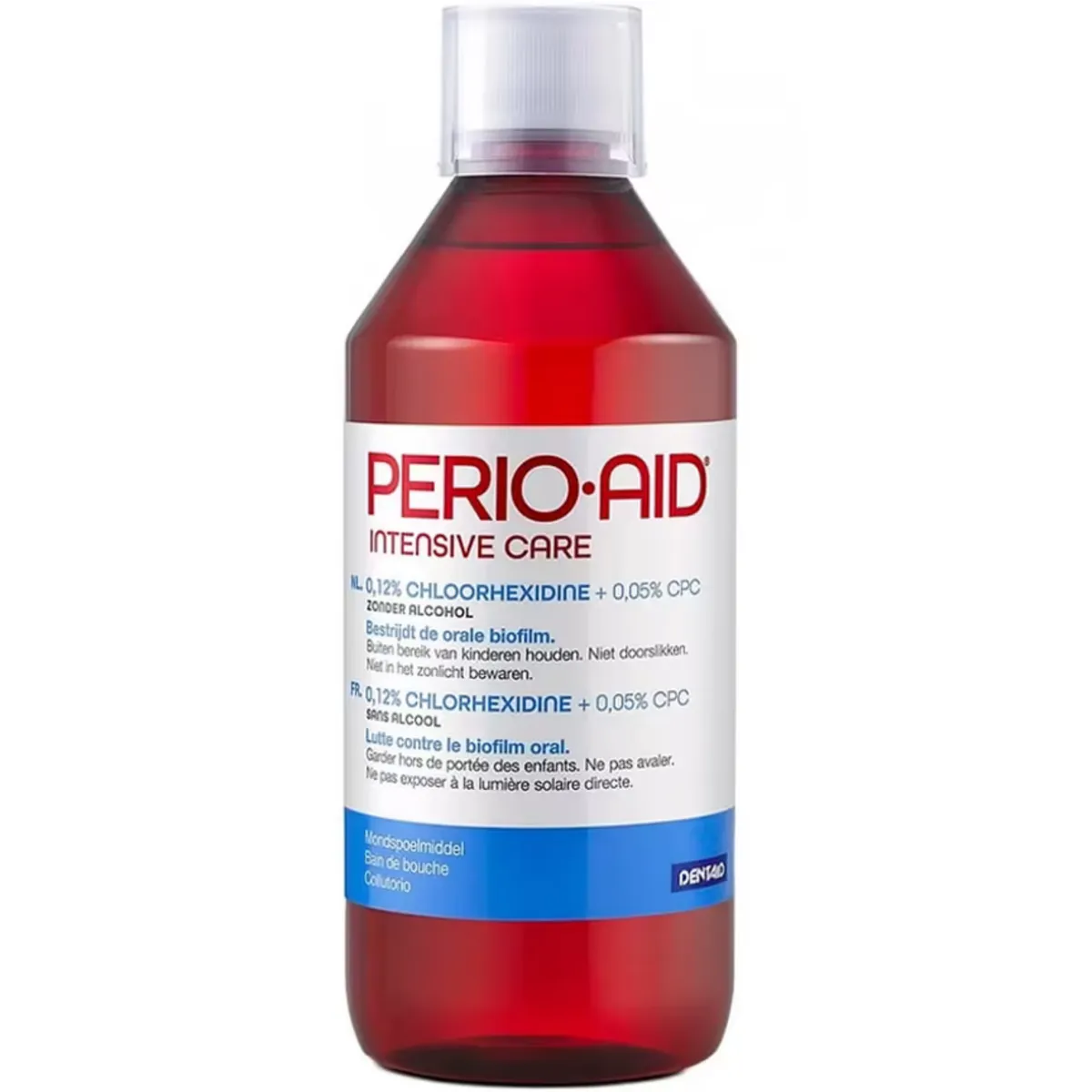 Ополіскувач для ротової порожнини з хлоргексидином Dentaid Perio-Aid Intensive Care 500 мл