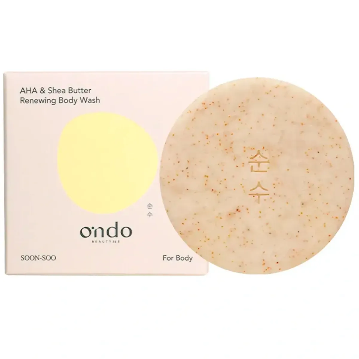 Отшелушивающее мыльное средство для тела с AHA-кислотой и маслом ши Ondo Beauty 36.5 AHA & Shea Butter Renewing Body Wash 70 г