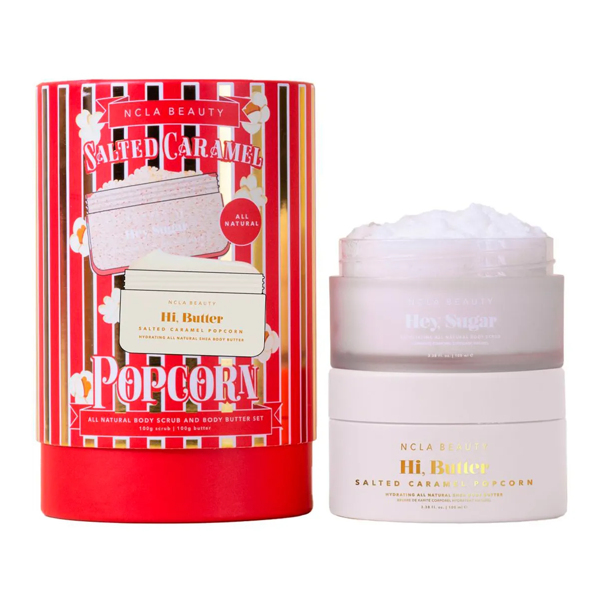 Подарочный набор для ухода за телом "Попкорн Соленая карамель" NCLA BEAUTY Salted Caramel Body Care Set 2 в 1