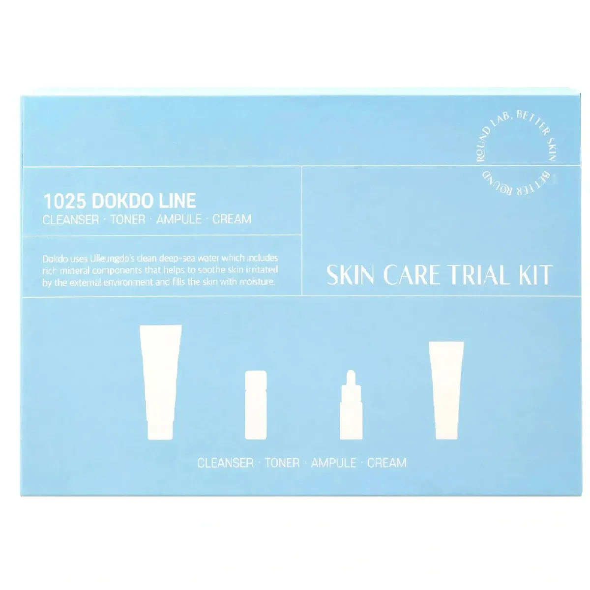 Набір мініверсій засобів з морською водою ROUND LAB 1025 Dokdo Trial Kit 4 в 1
