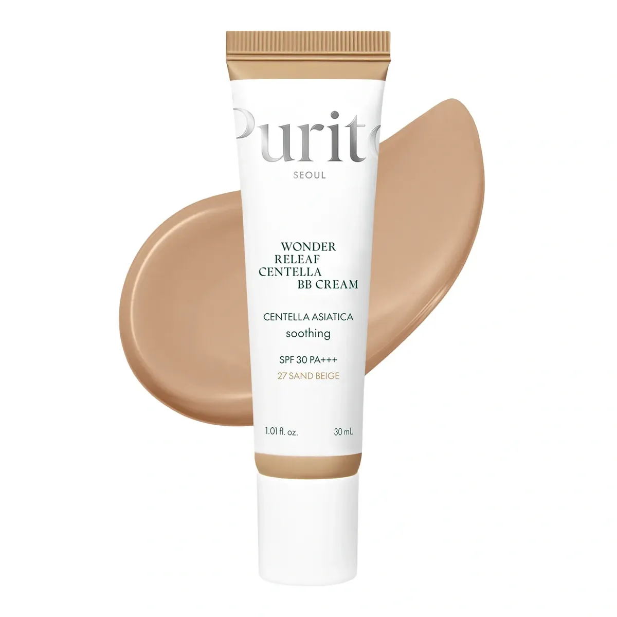 BB-крем з центелою Purito Seoul Wonder Releaf Centella BB Cream 27 Sand Beige 30 мл