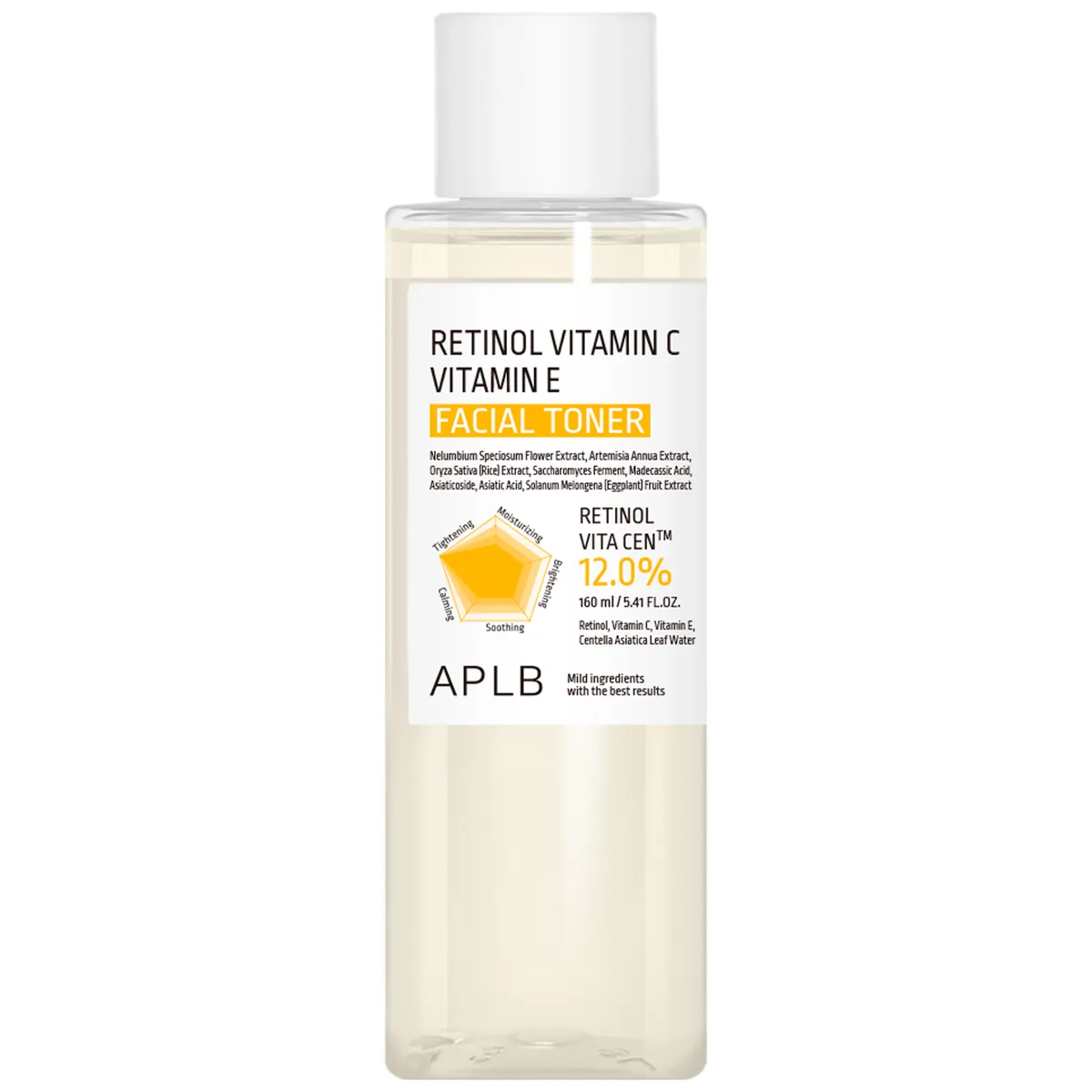 Омолаживающий тонер с ретинолом, витаминами C и E APLB Retinol Vitamin C Vitamin E Facial Toner 160 мл