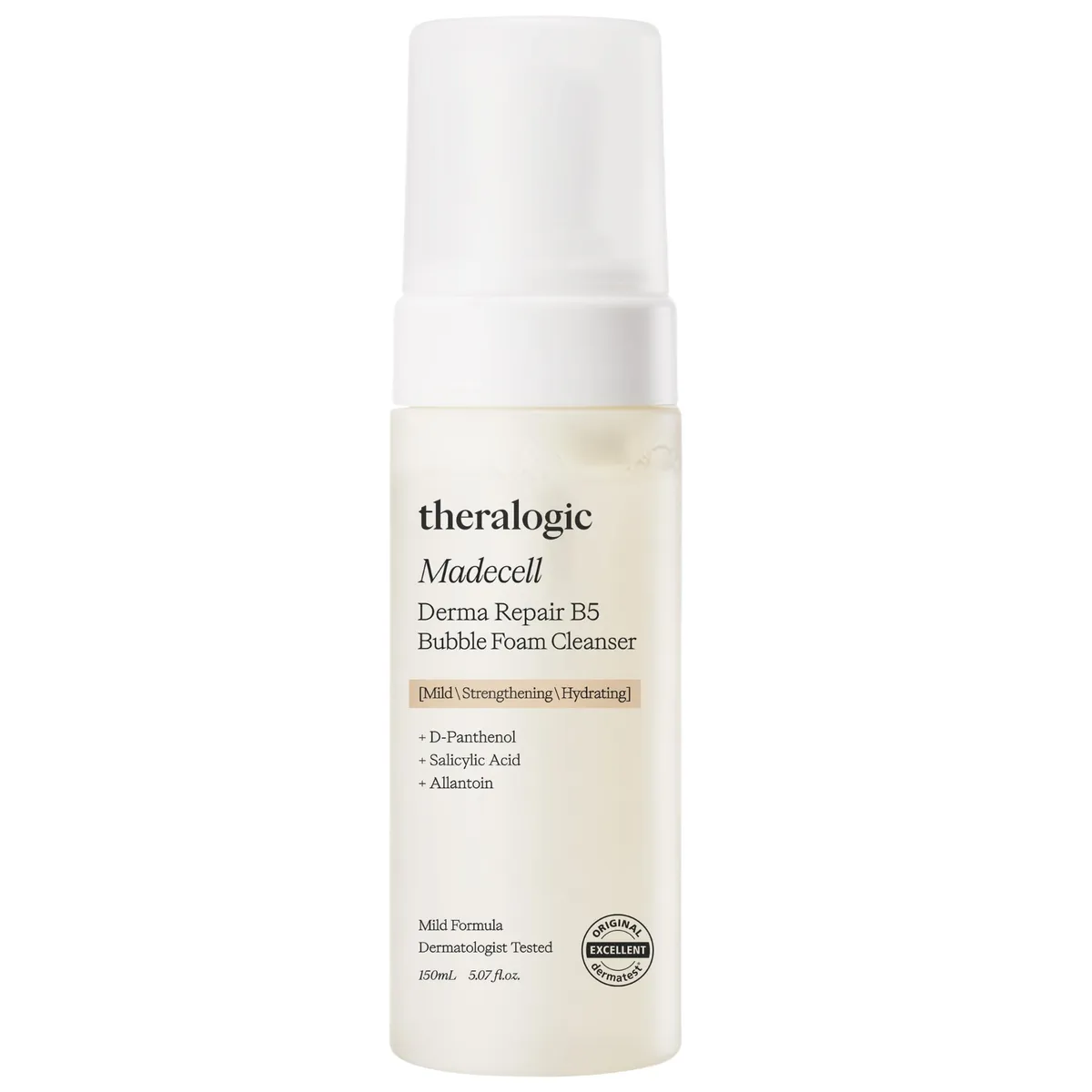 Пенка-мусс для умывания с д-пантенолом Theralogic Madecell Derma Repair B5 Bubble Foam Cleanser 150 мл