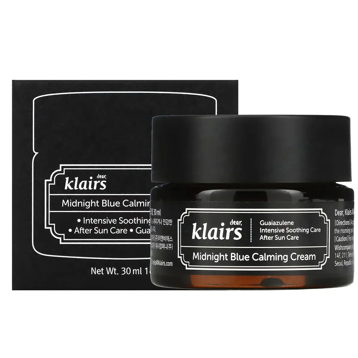 Успокаивающий крем для лица Dear Klairs Midnight Blue Calming Cream 60 мл