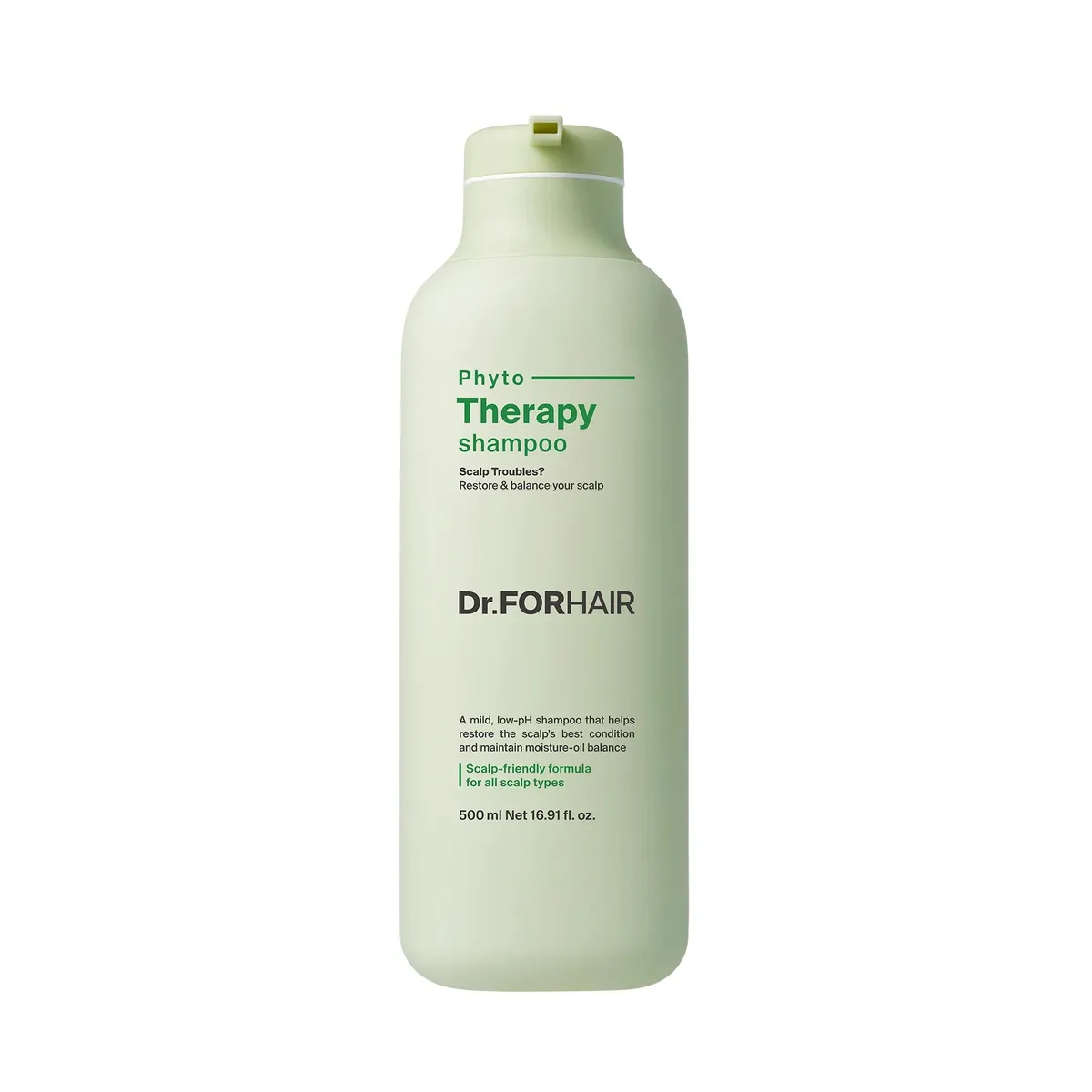 Фитотерапевтический шампунь для чувствительной кожи головы Dr.FORHAIR pHyto Therapy Shampoo 500 мл