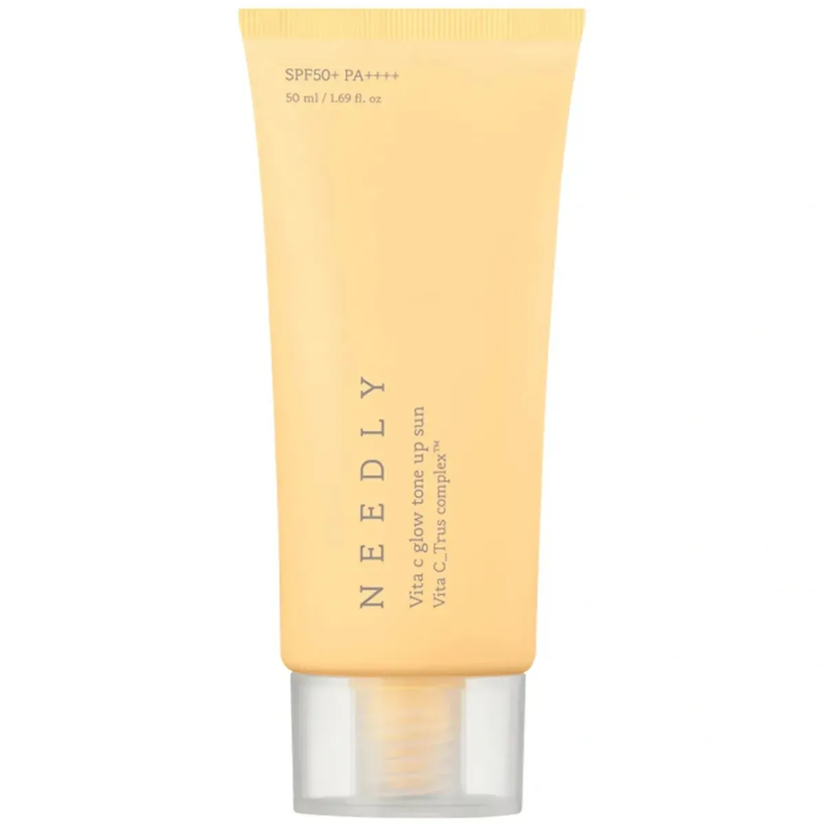 Сонцезахисний крем з ефектом освітлення та сяйва Needly Vita C Glow Tone Up Sun SPF50+ PA++++ 50 мл