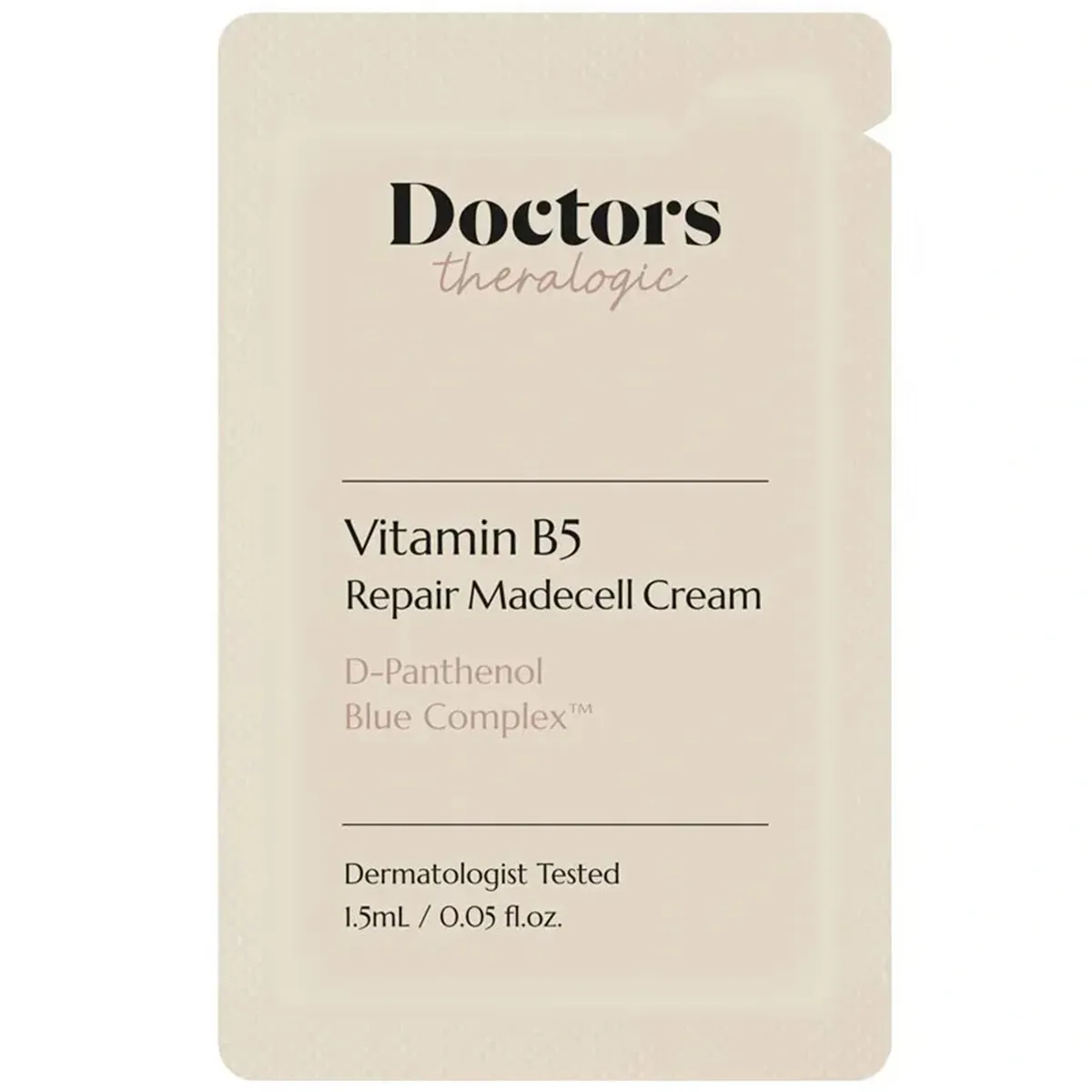 Восстанавливающий крем с д-пантенолом Theralogic Madecell Derma Repair B5 Cream 1.5 мл Саше (Тестер)
